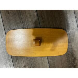 Longaberger Envelope basket lid woodcrafts maple classic stain